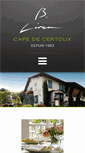 Mobile Screenshot of cafe-certoux.ch